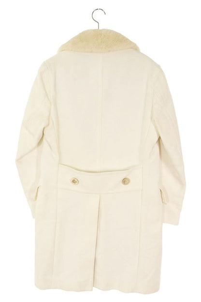 Gucci 130838 Z1448 Beaver Fur Lined Mouton Double Breasted Chester Coat Mens 46