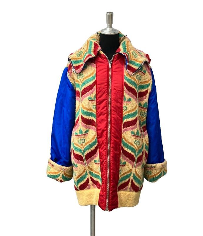 Gucci Adidas Reversible Knit Blouson Women's Size XXS Gucci Adidas