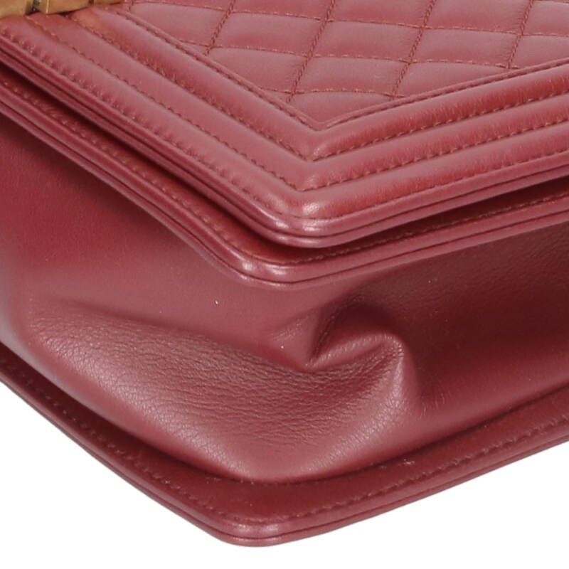 Chanel Boy Chanel 25 Lambskin Chain Shoulder Bag Women 25