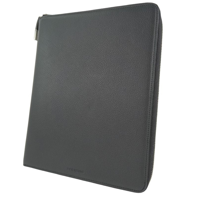 DIOR Homme Dior Homme Document Case Calf Black Unisex Clutch Bag