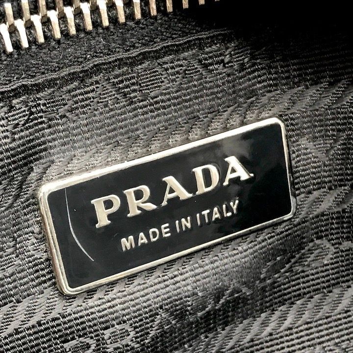 Prada Nylon Tessuto Saffiano Tote Black