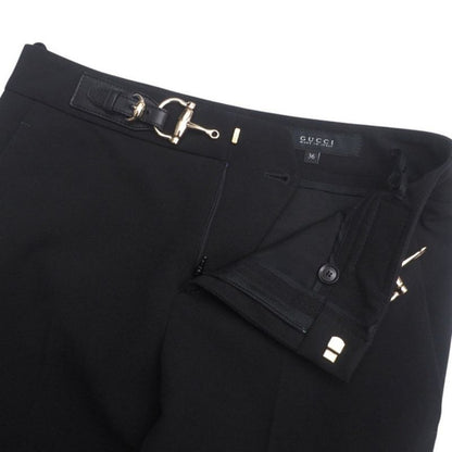 Gucci Pants Size 36 Horsebit Belt Slacks Tapered Pants Made In Italy 20250404