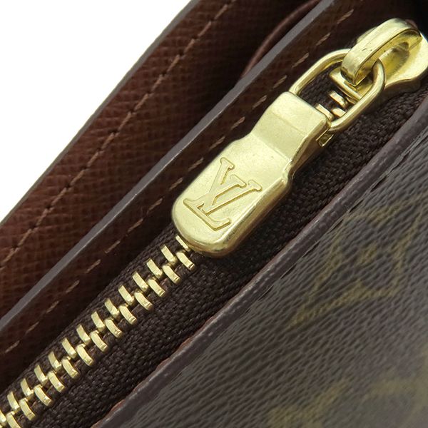 Louis Vuitton Bifold Wallet Compact Zip Monogram Canvas Monogram Gold Hardware