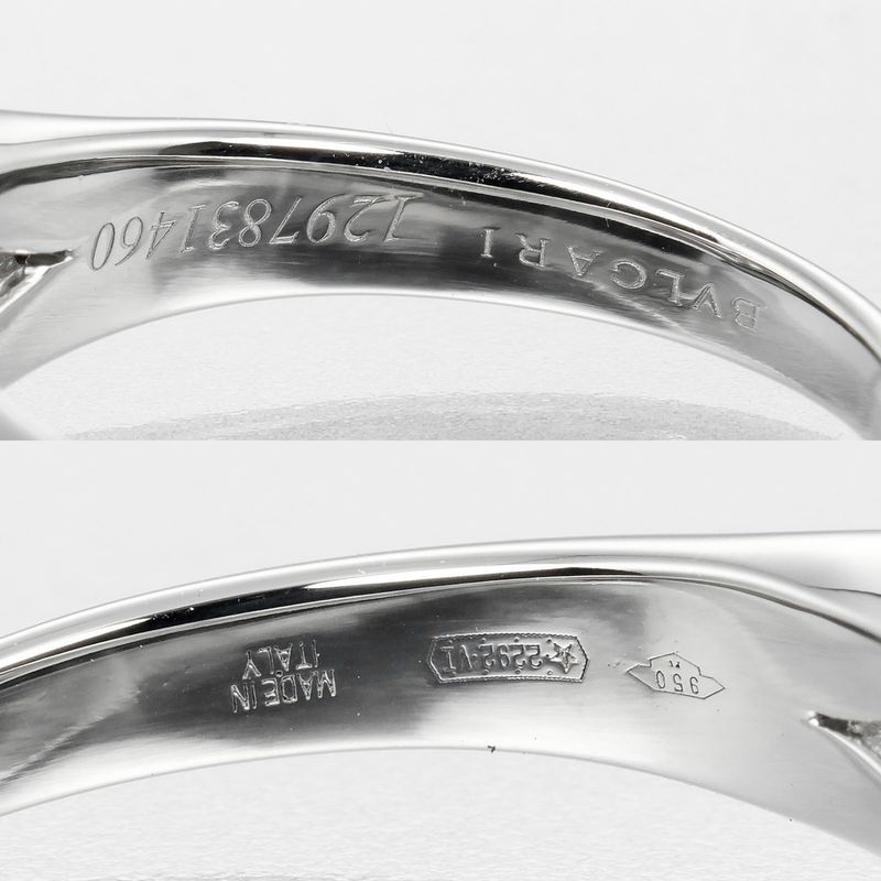 Bvlgari Bulgari Incontro D'amore 0.32ct Vvs1/e/ex/2vg Pt950platinum X Diamond