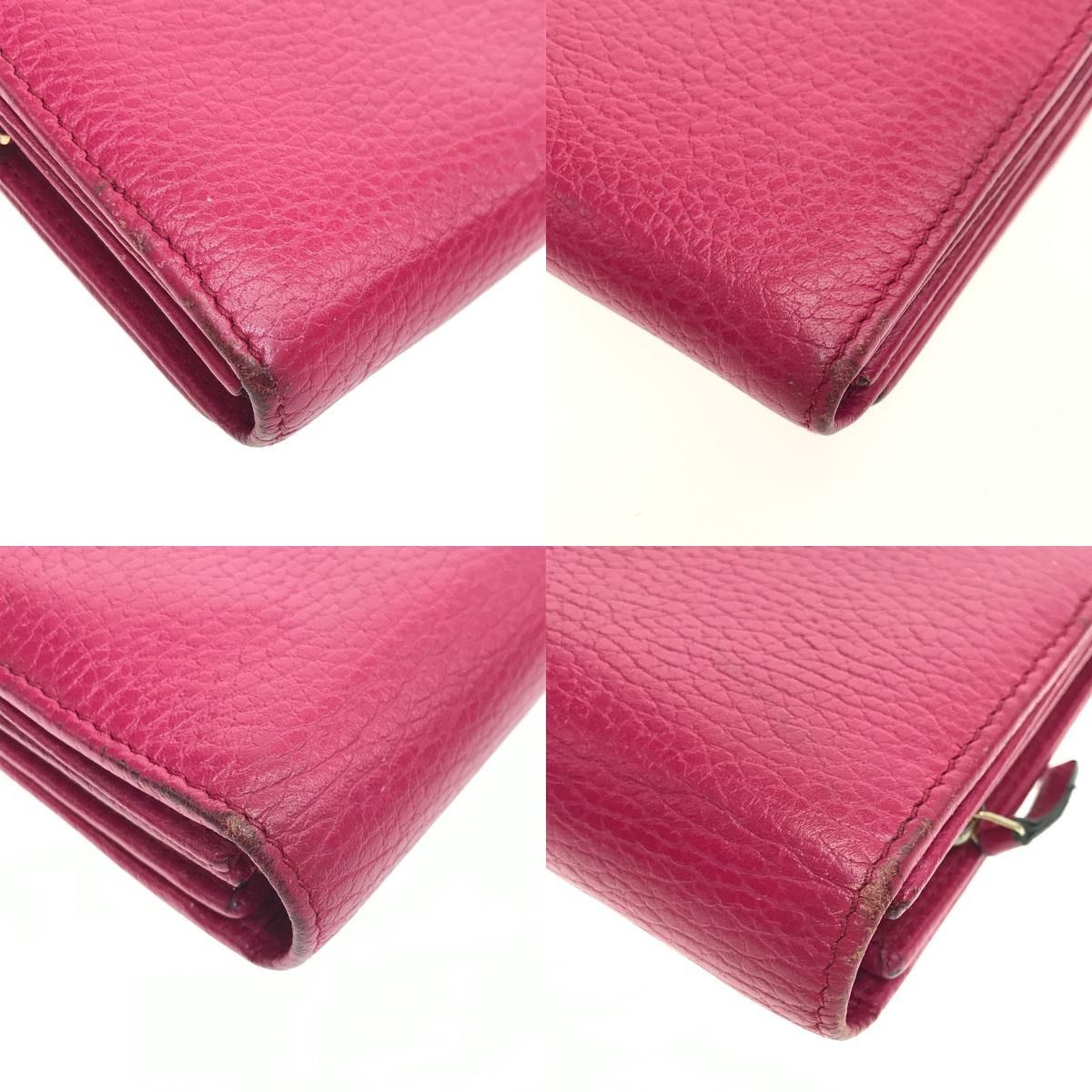 Gucci Long Wallet 354498 Shocking Pink