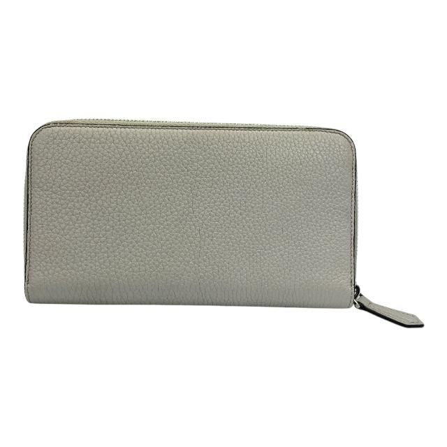 Fendi 7m0210 Wallet Long Wallet Long Round Zipper Leather Graige