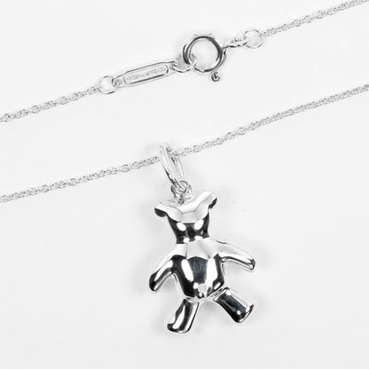 Tiffany & Co Teddy Bear Silver 925 Ladies 6g Necklace