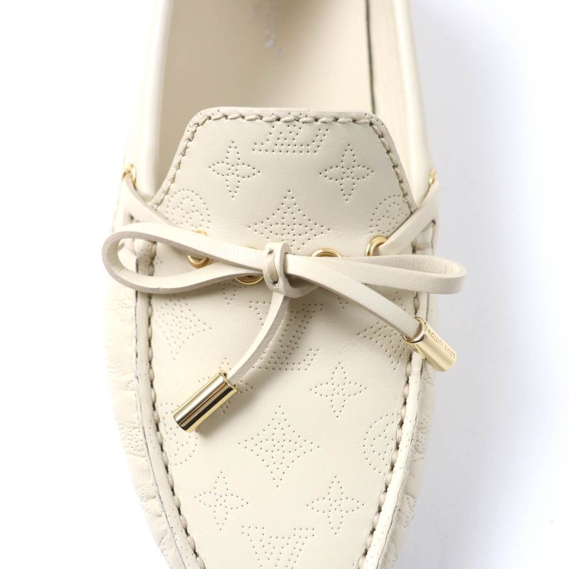 Louis Vuitton 2023 1achau Gloria Line Monogram Perforated Ribbon Design Leather