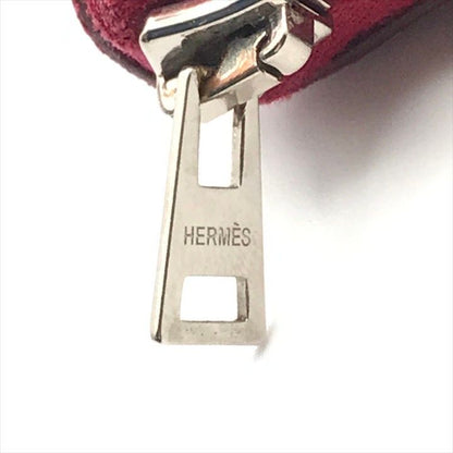 Hermes Azap Long Silk in Epsom Shikaku Rouge Wallet