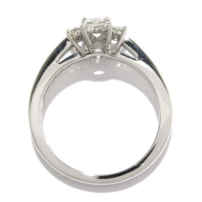 Tiffany & Co Ring Flora Pt950 X Diamonds