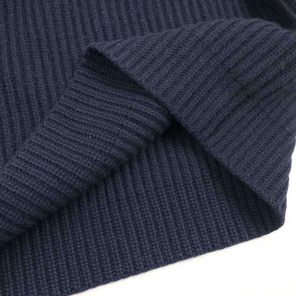 Celine Vareuse Sweater Wool Cashmere Valuse Knit Sweater 2ad0o274x.07ny Navy XS