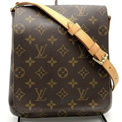 Louis Vuitton M51258 Musette Salsa Shoulder Bag Brown Monogram Canvas Women