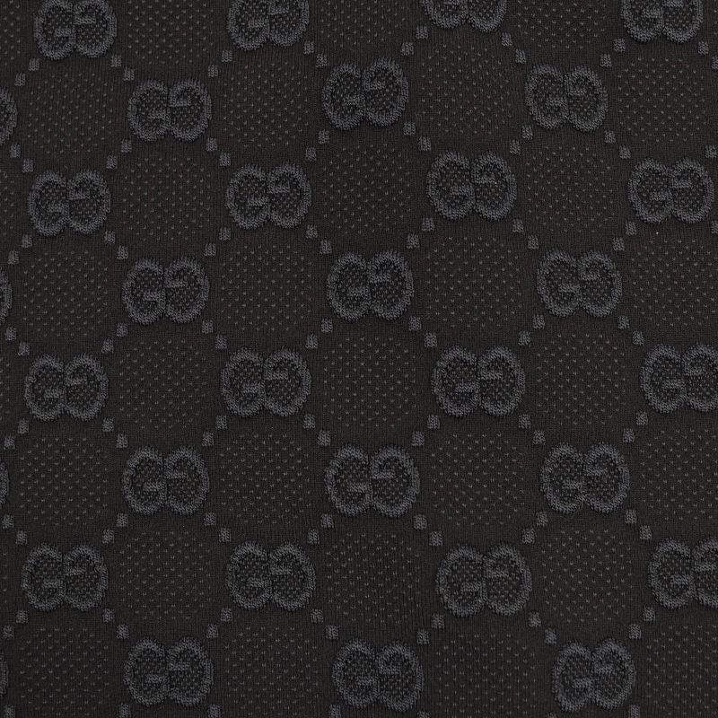 Gucci 747361 GG Viscose Cles Loop Skirt Black XS Hanger Genuine