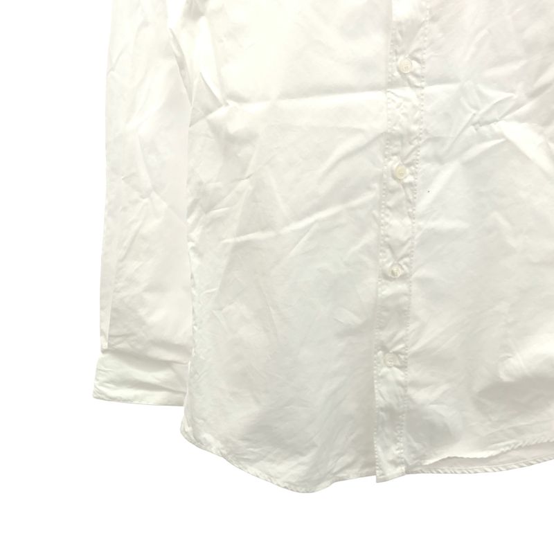 Celine - Cotton Poplin Long Sleeve Shirt - 37 - White - Mens