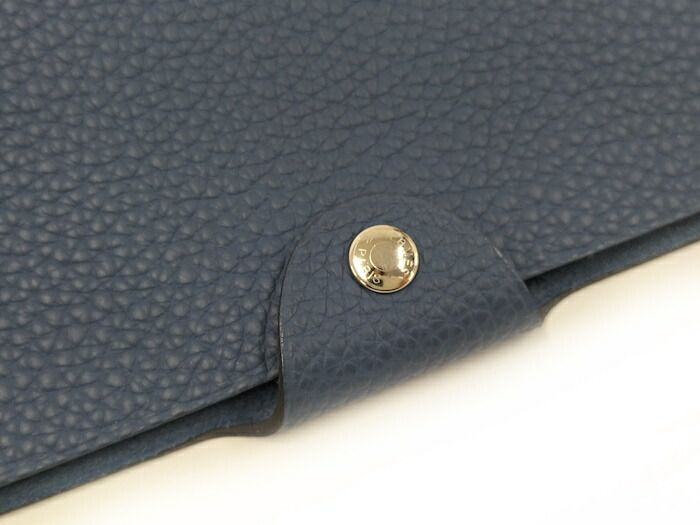 Hermes Ulysse Nardin Cabas Togo Blue Stamped A