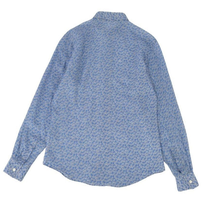 Hermes Shirt Long Sleeves Floral Linen Top