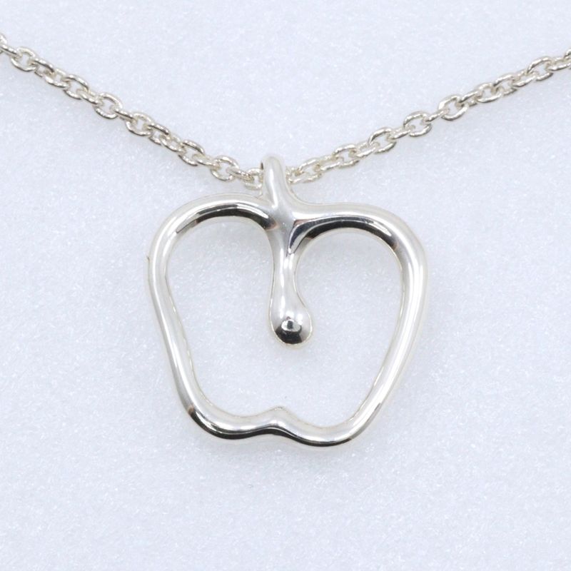 Tiffany & Co Apple Elsa Peretti 925 Silver Ladies 3.8g Necklace