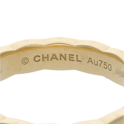 Chanel Coco Crush Mini 18K Yellow Gold Diamond Ring Men's 46 5.5