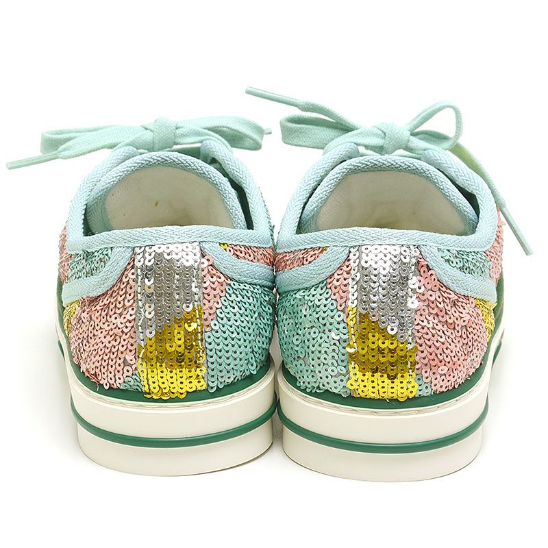 Gucci 652622 Sequined Sneakers 35+ Women's Polar