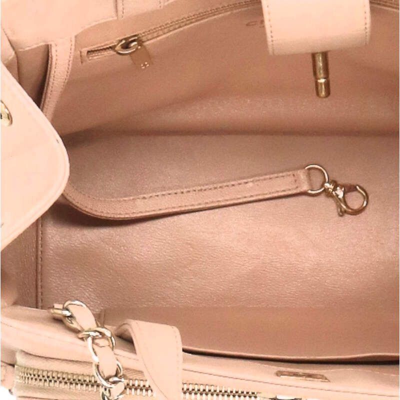 Chanel Affinity A93750 Caviar Skin 2WAY Handbag Women