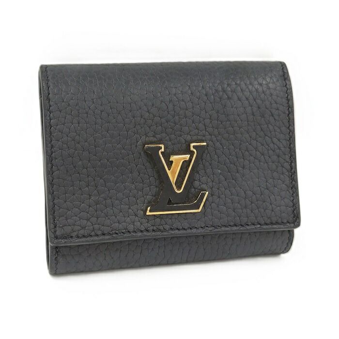 Louis Vuitton Porte Feuille Capucines Bifold Wallet Navy M62157