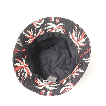 Celine Hat Size S Aloha Palm Tree Nylon Bucket Hat Made In France 20250611