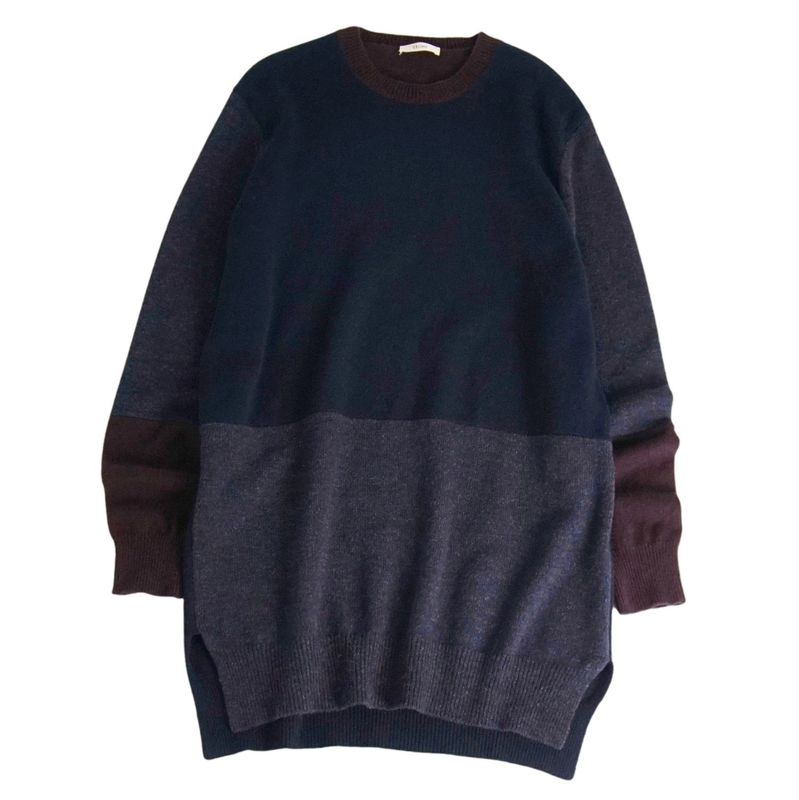 Celine Phoebe Period Knit Sweater Tunic Long Sleeves