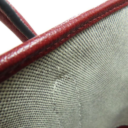 Hermes Garden Party TPM Silver Hardware Tote Bag Canvas Women