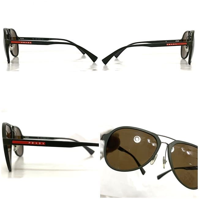 Prada Sunglasses Brown Khaki Green Sport Tia Dos Rops