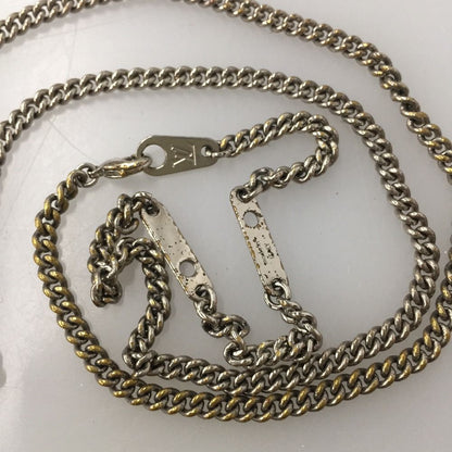 Louis Vuitton Necklace Plaque Monogram Eclipse Di1107