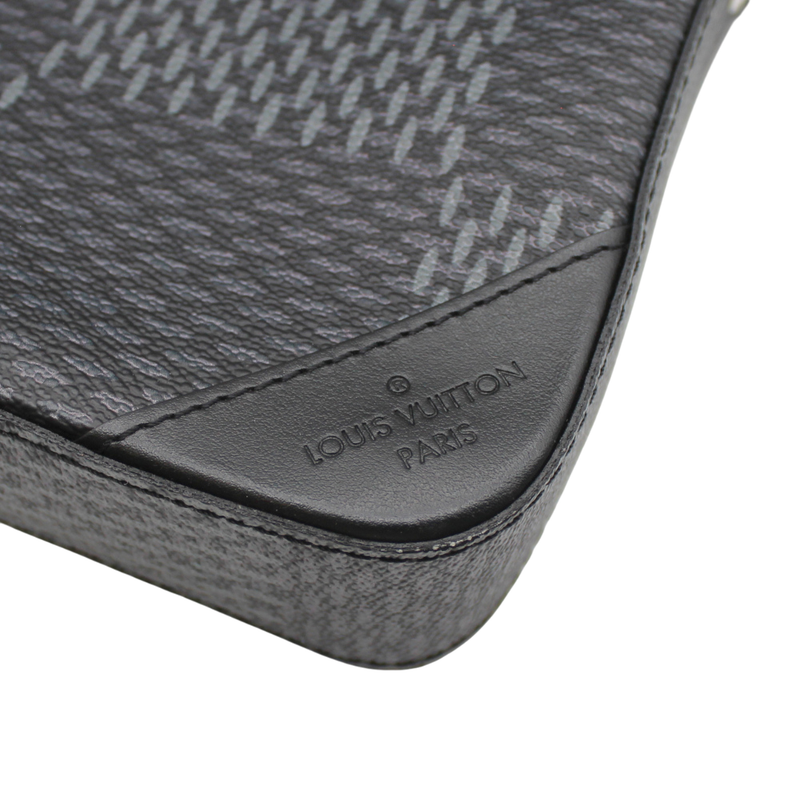 Louis Vuitton N50017 Damier Graphite Trio Messenger Shoulder Bag A25-2904