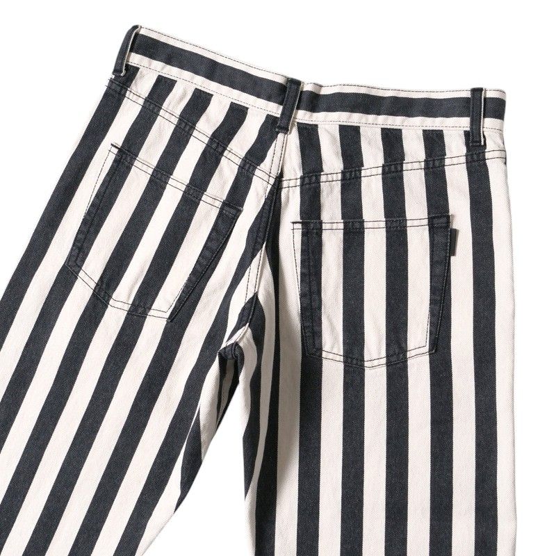 Saint Laurent Paris Denim Pants Size 25 (155 60Y) Striped Skinny