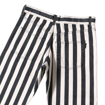 Saint Laurent Paris Denim Pants Size 25 (155 60Y) Striped Skinny