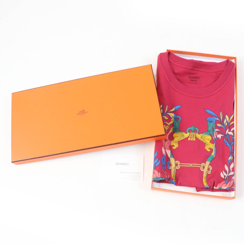 Hermes 24SS Della Cavalleria Della Cavalleria 100% Cotton Short Sleeve T-shirt