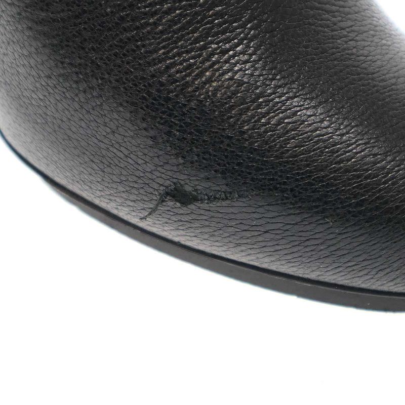 Balenciaga High Heel Leather Boots 245433 Black 37