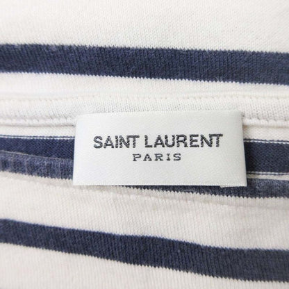 Good 16ss Saint Laurent Eddy Period Striped Tank Top Cut and Sewn Tops Cotton