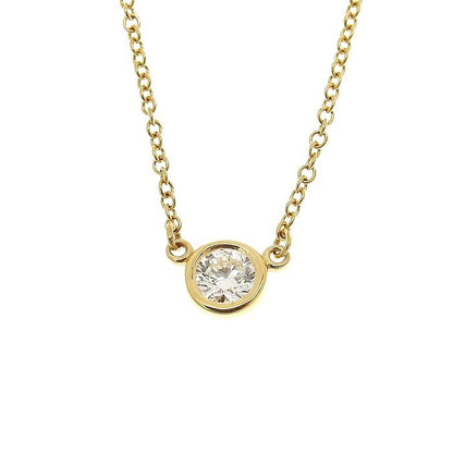 Tiffany & Co Tiffany & Co By-the-yard Diamond Necklace 18K Yellow Gold 750