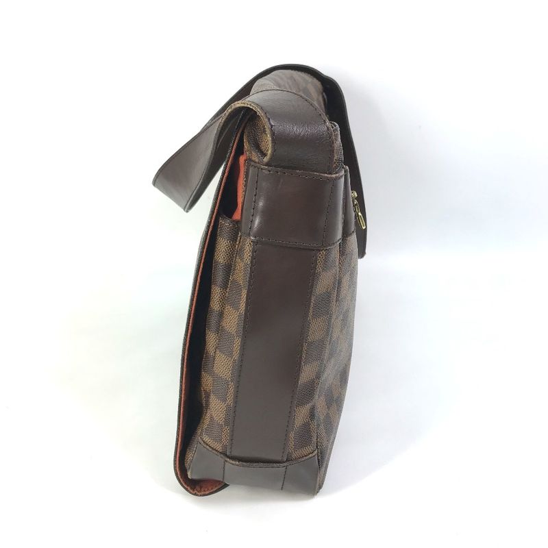 Louis Vuitton Shoulder Bag Bastille M45258 Damier Canvas Ebène Brown