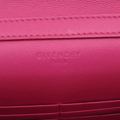 Balenciaga Pandora Chain Wallet Leather Magenta Long Wallet 1049 Balenciaga