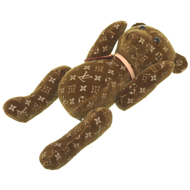 Louis Vuitton Monogram Doudou Teddy Bear Limited Edition 2021 Gi0739 Velour