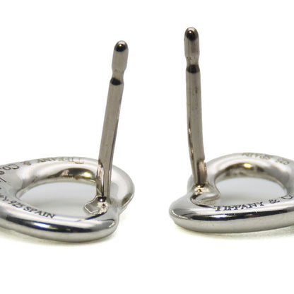 Tiffany & Co Earrings Open Heart 925 Silver Approx 2.1g Silver Elsa Peretti