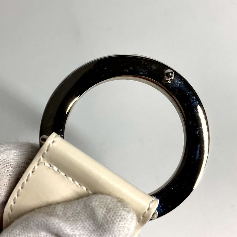 Bvlgari Logo Leather White