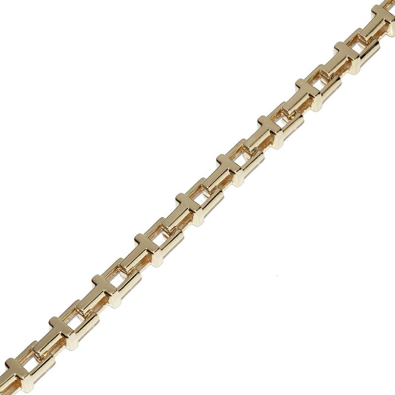 Tiffany & Co Bracelet 18K Yellow Gold T Chain Bracelet 7mm (028in) Width