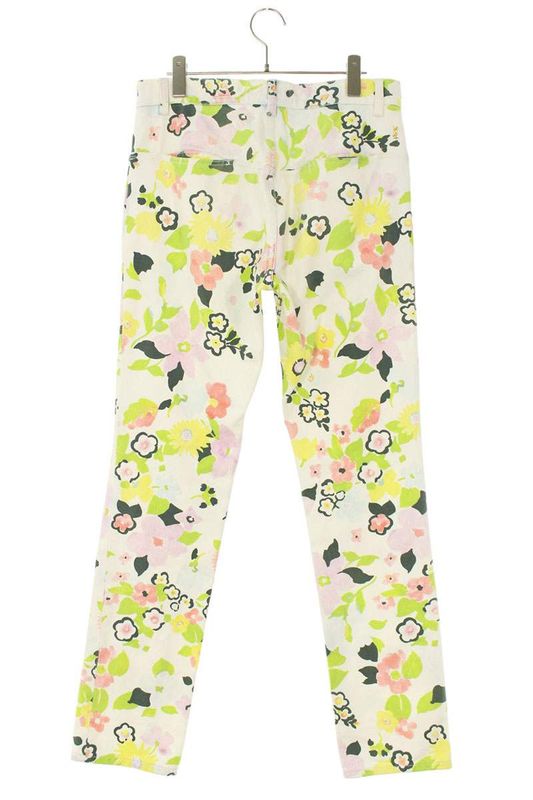 Yves Saint Laurent Flower Long Pants Men's
