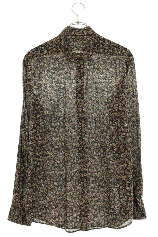 Celine 20zx1056i Long Sleeve Shirt With Flower Pattern Men's 40