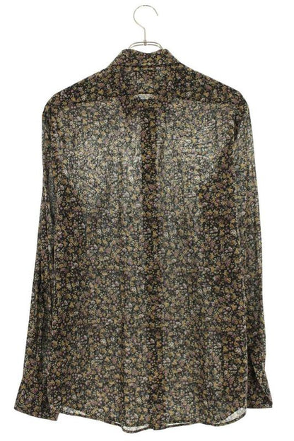 Celine 20zx1056i Long Sleeve Shirt With Flower Pattern Men's 40
