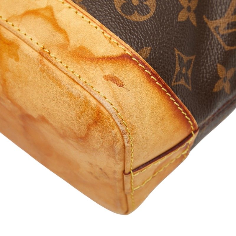 Louis Vuitton Monogram Lockit M40102 Brown PVC Leather Women's Louis Vuitton