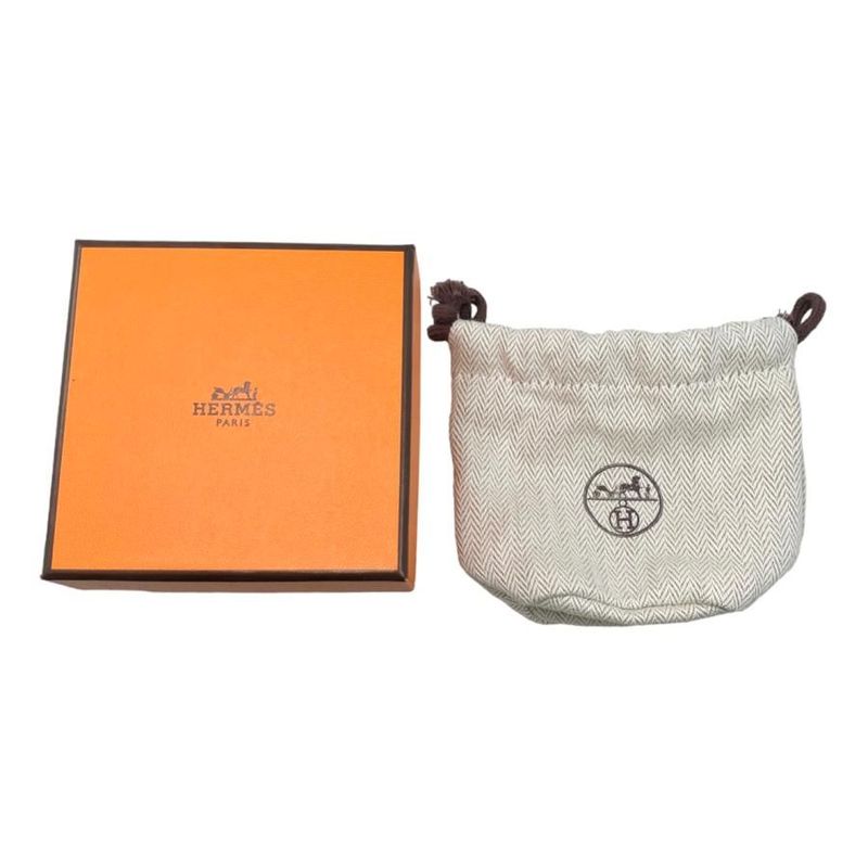 Hermes Bracelet Collier de Chien H068440cd89t2 U Engraved Leather Medallion