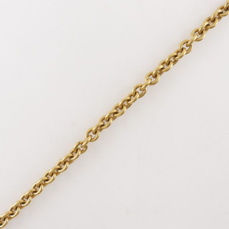 Chanel Coco Mark Vintage Matelasse Gold Plated Ladies 163.3g Necklace