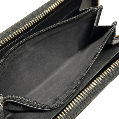 Gucci Bowie Micro Guccissima 388680 Black Round Zipper With Ribbon And Shape